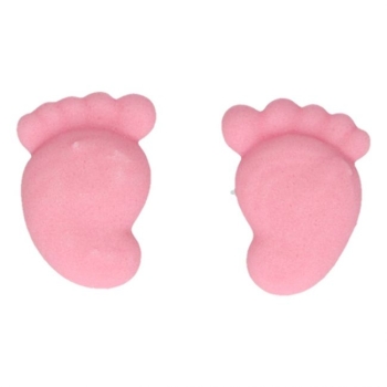 Sugar Decoration - Baby Feet Pink